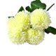 thumbnail image 1 of Ramo falso de seda Monstrate 5 cabezas flores de peonía decoración del hogar bodas blanco, 1 of 6