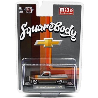 1968 Chevrolet C10 Stepside Pickup Truck Silver Metallic 1/18