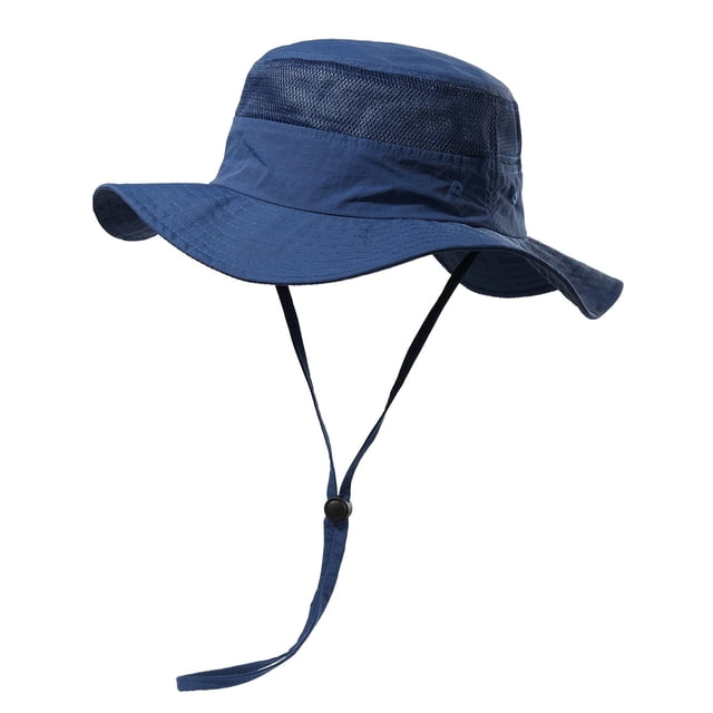 MIASHUI Lightweight Adjustable Sun Hat for School Children Outdoor Beach Activities Navy,One Size