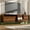 Brown#1, variant on U-Can 70.8'' Modern TV Stand for TVs up to 75 Inches, Entertainment Center with Storage Space, Sliding Doors, Adjustable Shelves and Metal Frame, Mid Century Modern Media TV Console Table for Living