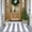 Grey and White, variant on iOhouze Small Area Rugs 2 x 3 ft Washable Outdoor Rugs Black White Striped Front Door Mats Welcome Mats for Porch Entryway Home Entrance
