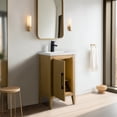 thumbnail image 3 of Vanity Art 20” Single Sink Bathroom Vanity Cabinet with Ceramic Countertop, 3 of 12
