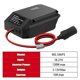 thumbnail image 2 of Convertidor Reductor de 18V a 12V para Mil*wau*kee 18V Hogar y Jardín con Batería de Ion de Litio Power Adaptador de Rueda, Convertidor DIY con Salida Máxima de 5V-13V Enchufe Ligero de 10A para C..., 2 of 7
