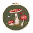 thumbnail image 2 of Dalrosia Mushroom Embroidery Kits for Beginners, Adult Embroidery Kit Cross Stitch Kit, 2 of 3