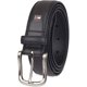 thumbnail image 1 of Tommy Hilfiger Cinturón de punto en contraste para hombre, negro, 34, 1 of 1
