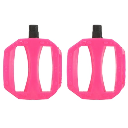 Luxshiny 1 Pair Riding Bike Pedals Pink Anti-slip Wear-resistant for Tricycles