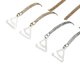 thumbnail image 1 of Metal Bras Straps Anti-Slip Underwear Sexy Adjustable Bra Shoulder Straps Women Lingerie Accessories Gold Silver Black, 1 of 5