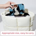 thumbnail image 6 of Cattle Velvet Portable Jewelry Organizer with Removable Compartment - Necklace Holder and Gift Box, 6 of 7