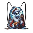 thumbnail image 1 of Goofa The Nightmare Before Christmas Print Drawstring Backpack Bag Sport Gym Sackpack Cinch Bags Drawstring Bags Draw String Sport Bag-Small, 1 of 6