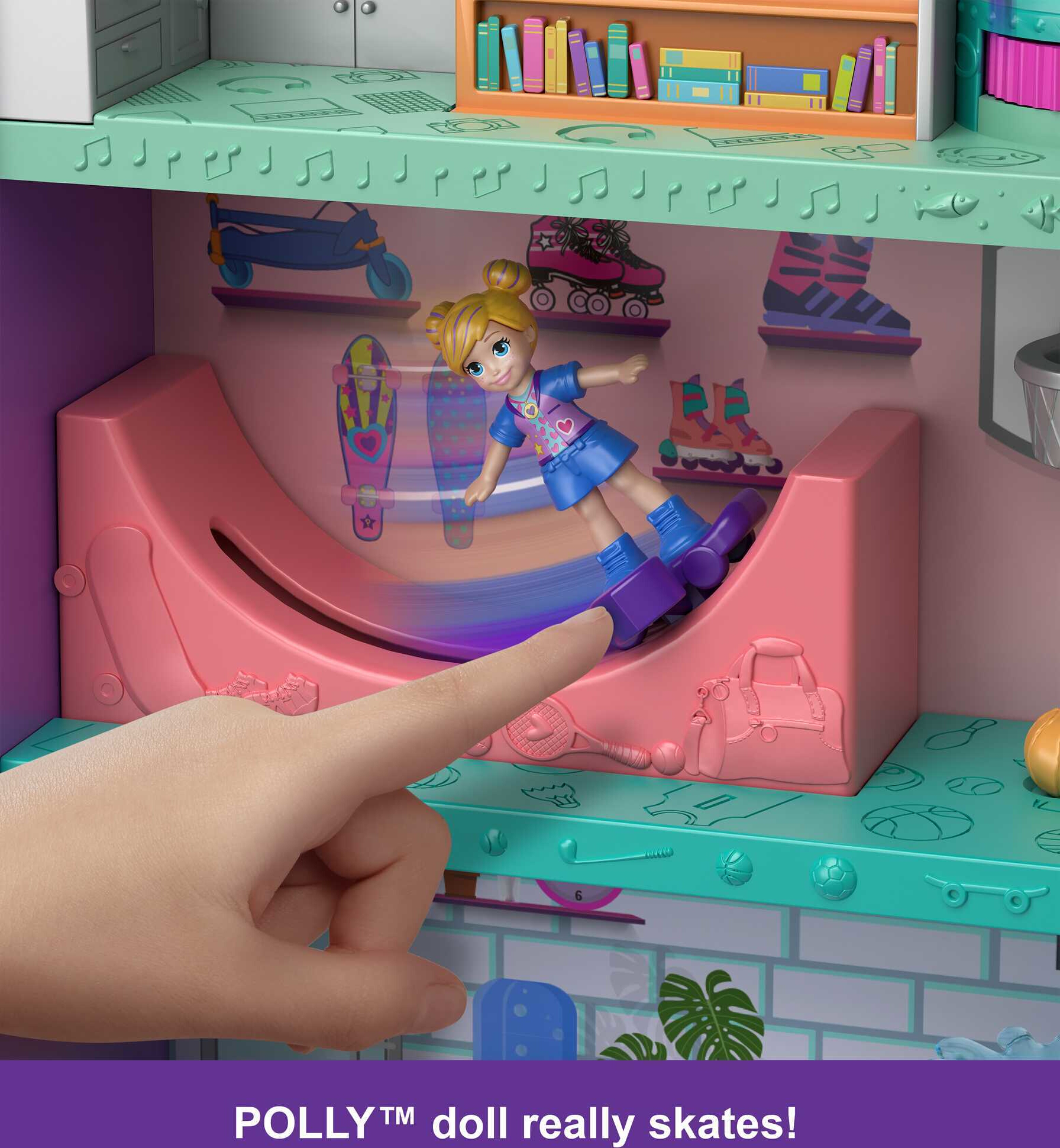 Polly Pocket Pollyville Mega Mall Playset With Themed Accessories - image 5 of 7
