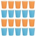 thumbnail image 1 of EeaseMX 50 piezas de vasos de papel desechables de colores DIY espesar material de arte artesanal para niños (color aleatorio), 1 of 8
