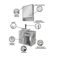 thumbnail image 5 of Mueble para Baño Completo con Lavamanos, Monomando y Botiquín con Espejo, Gabinete Moderno con Almacenamiento Amplio, Diseño Elegante y Funcional., 5 of 5