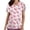 P Pink, variant on Idoravan Women Short Sleeve Tunic Blouse Women's Scrub Tops Women's Casual Valentine Day Unisex Love Heart Shape Print V-Neck Short Sleeve Pocket Nursing Uniform Tops Black XXL