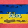 thumbnail image 3 of CafePress - Pray For Ukraine Sweatshirt, Stand With Uk T Shirt - Womens Tri-blend T-Shirt, 3 of 4