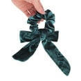thumbnail image 4 of Unique Bargains 1 Pc Flocked Ribbon Scrunchies for Home Lake Blue, 4 of 6