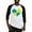 Black/White, variant on CafePress - I Stand With Ukraine Heart Baseball Jersey - Cotton Baseball Jersey, 3/4 Raglan Sleeve Shirt