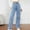 C# Light Blue, variant on Fashion Women High Waisted Stretch Slim Casual Pencil Pants Workout Athletic Sports Tight Full Length Pants Jeans for Women Trendy 2023 Light Blue 4