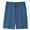 Blue, variant on yillto Boys Girls Cotton Shorts with Pockets Drawstring Sweat Shorts Elastic Waist Kids Wide Leg Summer Shorts