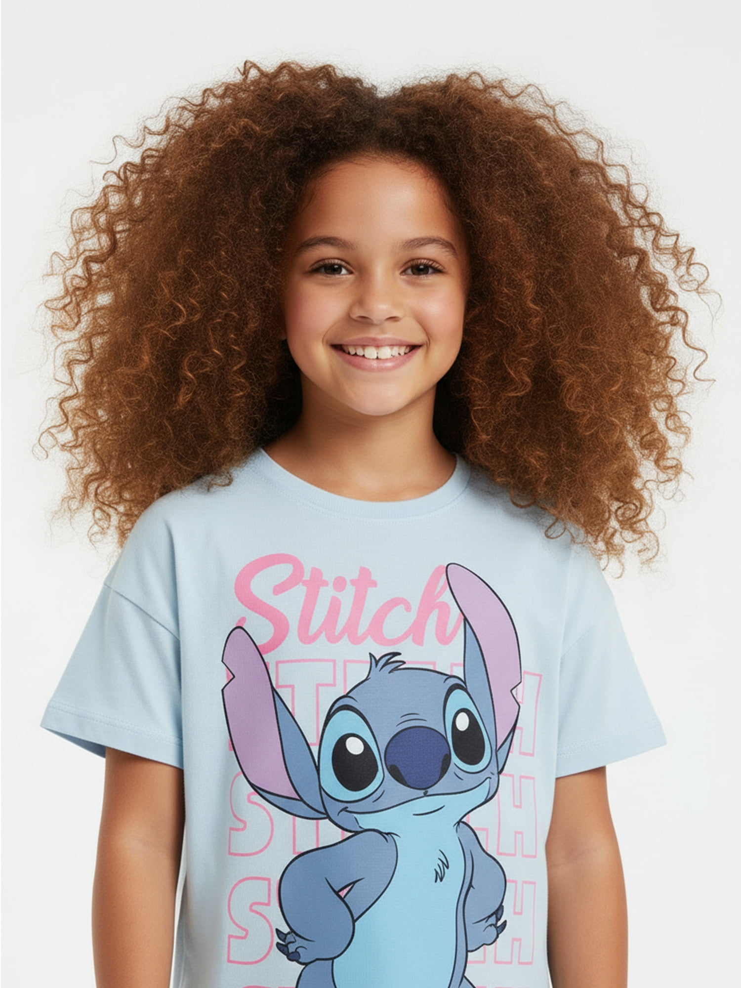 Dr. Seuss - Brandclub - Disney Lilo & Stitch Girls Short Sleeve