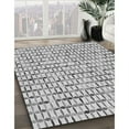thumbnail image 3 of Ahgly Company Machine Washable Indoor Square Transitional Platinum Gray Area Rugs, 6' Square, 3 of 7