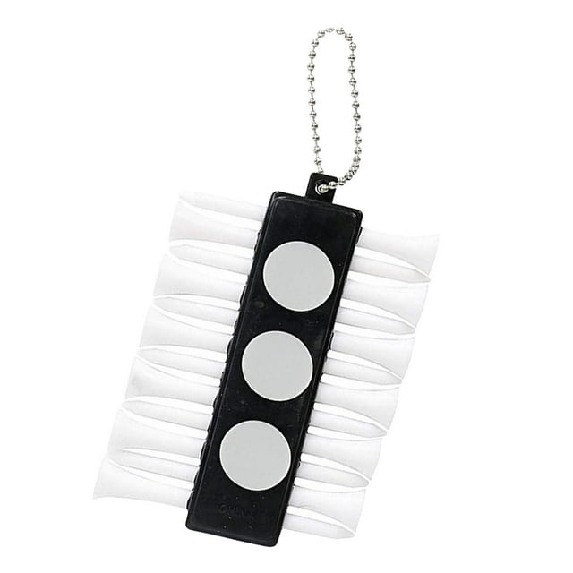 Soporte para Tee de Golf Perfecl Portátil con 12 Tees de Golf y 3 Marcadores de Bolas