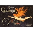 thumbnail image 2 of Art.com Gladiator Cycles Ad Stretched Canvas Print Wall Art, 24" x 16", 2 of 4