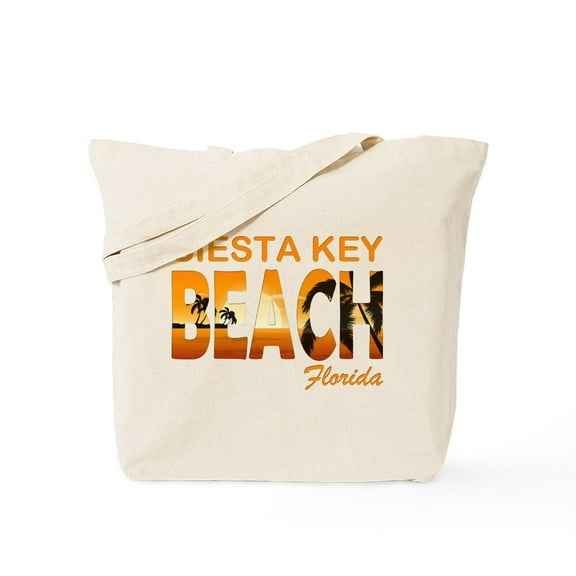 CafePress - Florida Siesta Key Beach Tote Bag - Unisex Canvas Tote Bag, Beige, 1-Piece