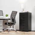 7Drawer Office Desk Drawer with Wheels Desk Storage Vertical