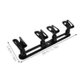 thumbnail image 2 of SKISUNO 1Set Universal Mic Holder Clamp Black Aluminum Pole with Adjustable Multi Microphone Support, 2 of 8