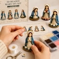 thumbnail image 5 of Mary Bead Art, Creative3D Beaded Animal Kit Bead Craft Kit for Adults, Creative3D DIY Kit Beaded Gnome DIY Kit,3D Beaded Craft Kit for Desk Decor (Turtle Seahorse Jellyfish Whale for Sea Animal, Mary, 5 of 6