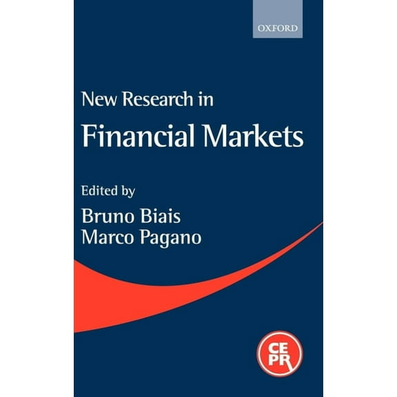New Research in Financial Markets, (Hardcover)