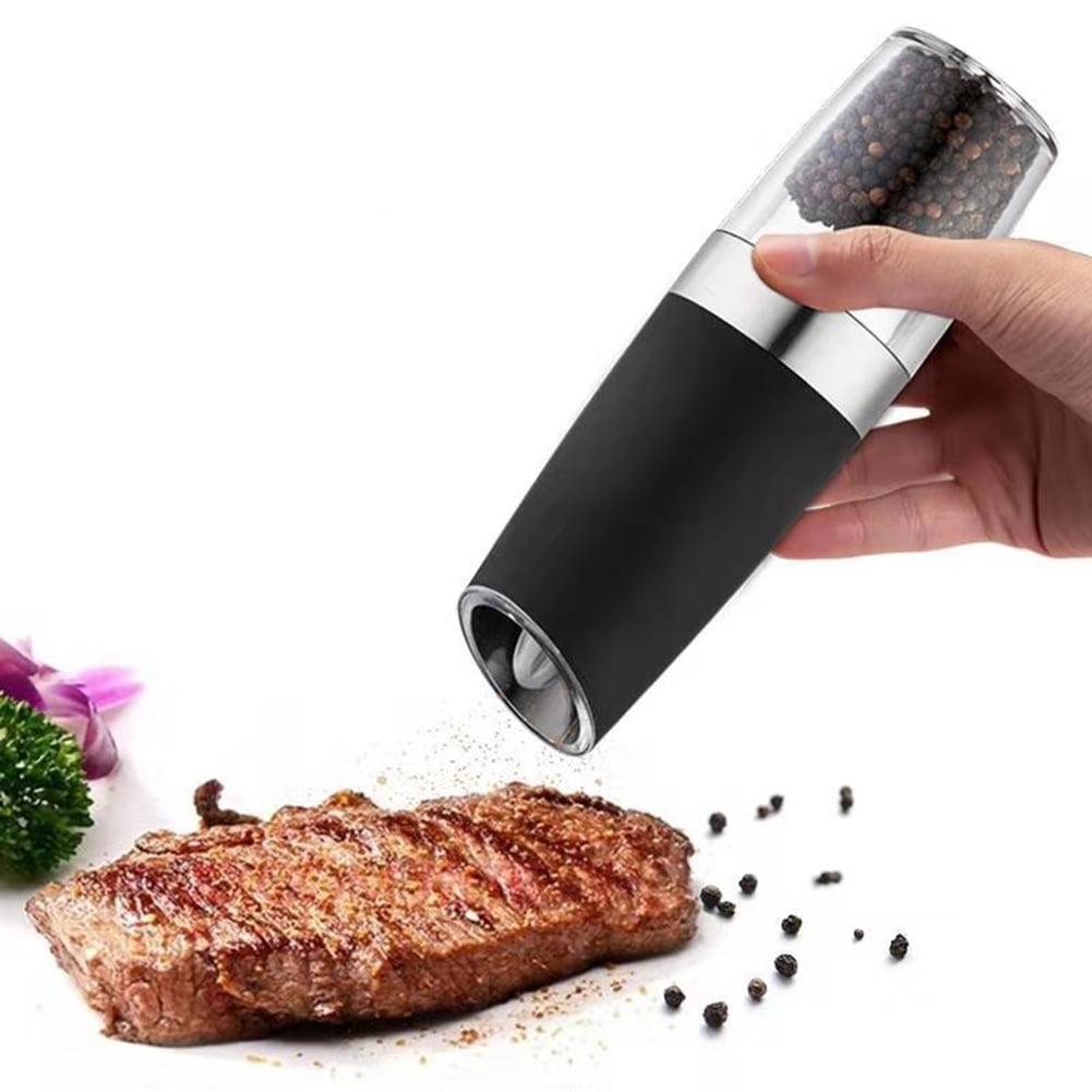 Lowestbest Kitchen Electric Salt or Pepper Grinder with LED Light for Cooking, Black, (Batteries not included) Lowestbest Kitchen Electric Salt or Pepper Grinder with LED Light for Cooking, Black, (Batteries not included)