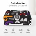 thumbnail image 6 of XMXT Flannel Warm Throw Blanket, Funny Line Doodle Bedroom Decor Blankets for Bed Couch Living Room, 50 x 70 inches, 6 of 9
