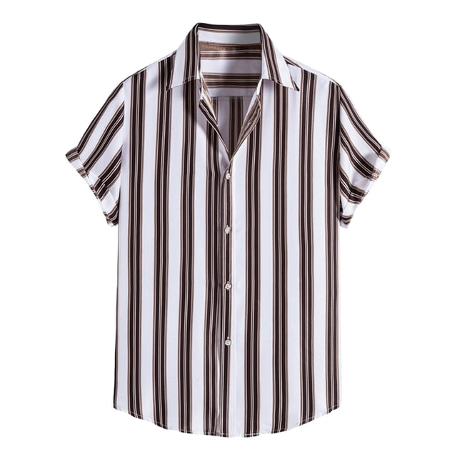 BOBOGOJP Chemise Classique à Manches Courtes pour Hommes, Coupe Ajustée, Manches Longues en Lin et Coton, Noir TTG