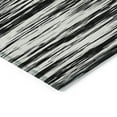 thumbnail image 4 of Addison Rugs Chantille Indoor/Outdoor Transitional Stripes Black Washable Rectangle Rug, 9' x 12', 4 of 6