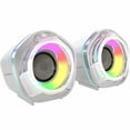 thumbnail image 2 of Bocinas Gamer BALAM RUSH GLIMM PENTA BG545 Inalambrica RGB Sonido Estereo 2.0 USB + Bluetooth 5.0 Blanco BR-941235, 2 of 6