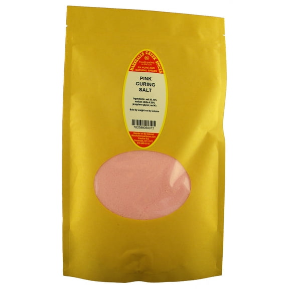 Marshalls Creek Spices Pink Curing Salt 16 oz. Kraft Stand Up Pouch ECO Friendly Recyclable Mailer