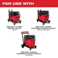 thumbnail image 2 of Pour Milwaukee 49-90-1977 0910092009300931 Grand Filtre à Vide Humide/sec, 2 of 8