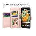 thumbnail image 3 of Wallet Case for Samsung Galaxy S21 Plus 5G, for Galaxy S21 Plus Case 6.7", Takfox PU Leather Credit Holder Folio Flip Magnetic Closure Kickstand Protective Phone Cover & Lanyard - Rose Gold, 3 of 6