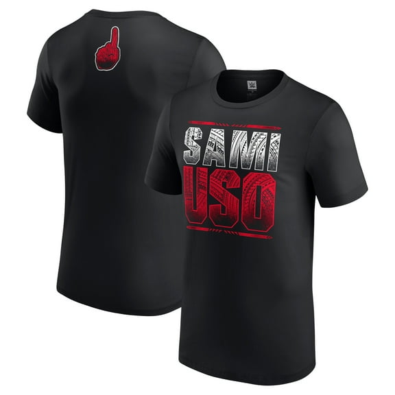 Men's Black Sami Zayn Sami Uso T-Shirt
