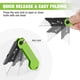 thumbnail image 2 of Navaja multiusos plegable WORKPRO, paquete de 3 con cierre de seguridad y clip, 2 of 9
