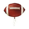 Anagram Championship Football Jr Shape Brown Foil Balloon, 21"