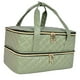 thumbnail image 5 of Organizador de esmalte de uñas, estuche de transporte de esmalte, caja de almacenamiento, resistente, suministros de uñas bolsita doble capa portátil Verde, 5 of 9