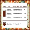 thumbnail image 5 of Fall Thanksgiving Tablecloth, Pumpkin Buffalo Plaid Thanksgiving Table Cloth Rectangle 60 x 84 for Farmhouse Decor,Perfect for Kitchen Dinner, Restaurant,Outdoor Holiday Picnic Table Cover, 5 of 6