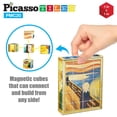 thumbnail image 4 of Rompecabezas magnéticos, cubos de construcción, bloques PicassoTiles, 20 unidades, 4 of 6