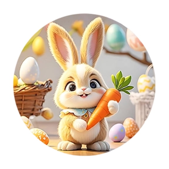 Easter Bunny Dancing Ballet Wooden Coffee Mug Set - Heat Insulation Tea Cup with Non-Slip Coaster, Wooden Cup and Coaster Set for Home, Office, Gift, Style A