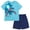 Stitch, blue, variant on Disney Incredibles Jack Mr Incredible Elastigirl Toddler Boys T-Shirt and Mesh Shorts Outfit Set Incredibles Red 2T