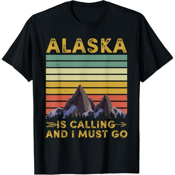 t-shirt Alaska Gifts For Kids Men Women Denali Juneau Alyaska T-Shirt mens,black,women,funny,men,journey,Crew Neck, Short Sleeve,printing