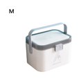 thumbnail image 2 of relayinert ABS Pill Storage Box Handled Replacement Cute Multi-layer Sealed Moistureproof Sunproof Tablet Container Case Organizer Medium Grey, 2 of 6