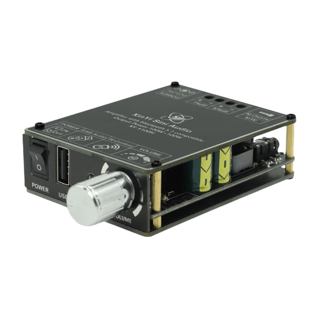 Amplificador Potencia Digital La Placa Estéreo Amp Compatible Dientes 5.1 2x100W Azul